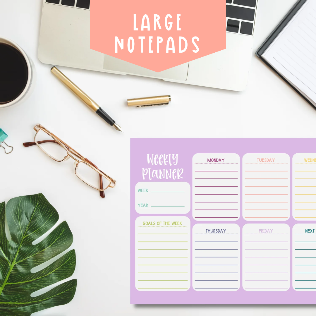 Large Desktop Notepads Large Notepads – Play Therapy Creative