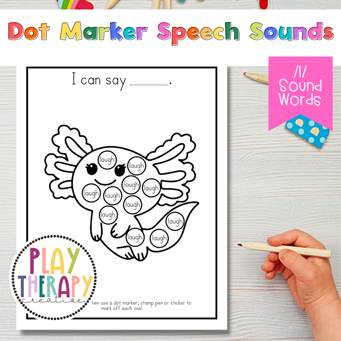 Dot Marker Speech Sound Practice Coloring Pages | /l/ Sound Words