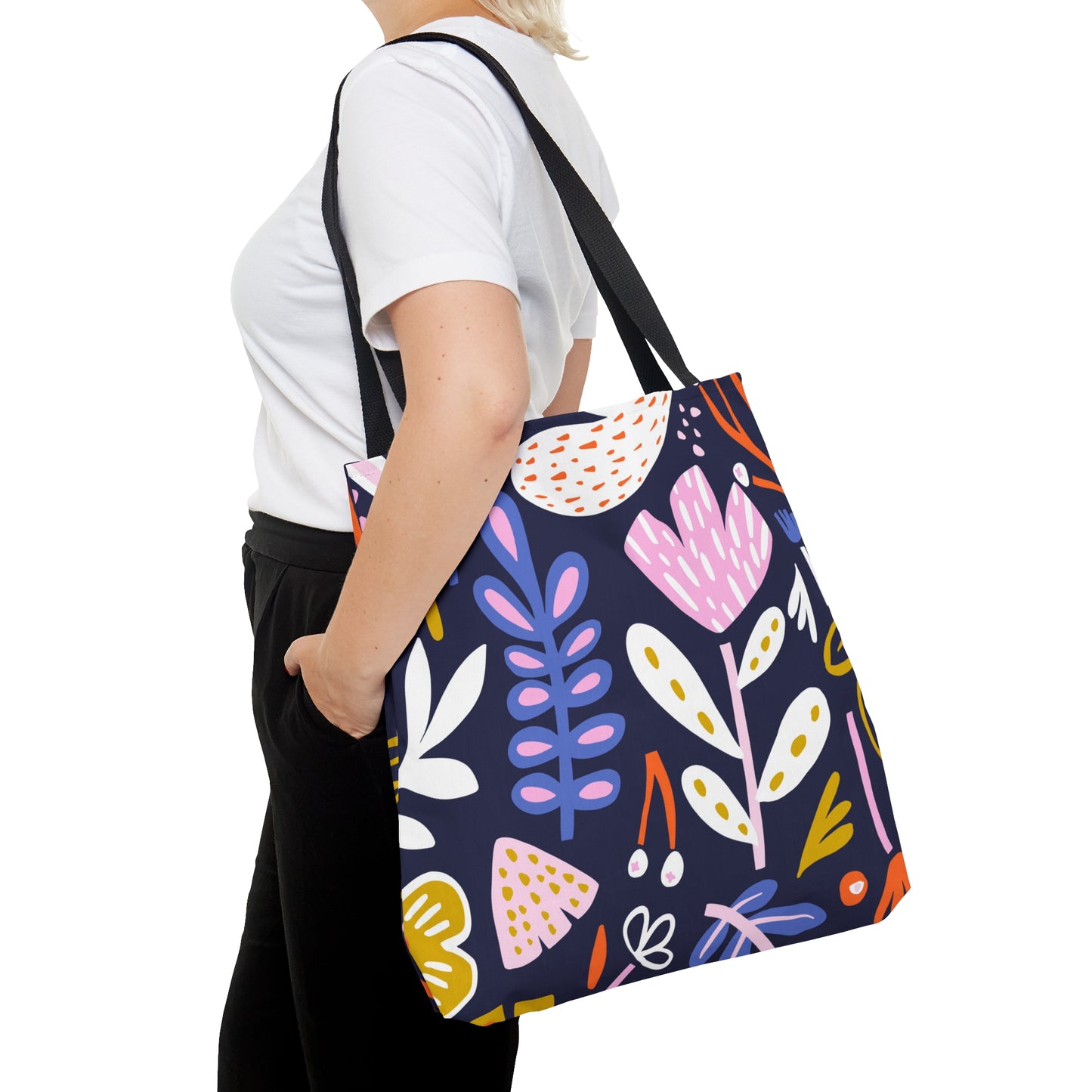 Abstract Floral Tote