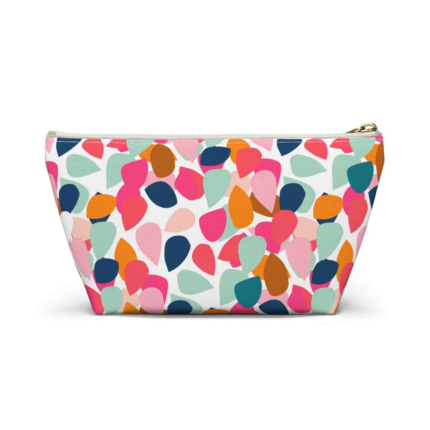 Abstract Pencil Pouch w T-bottom