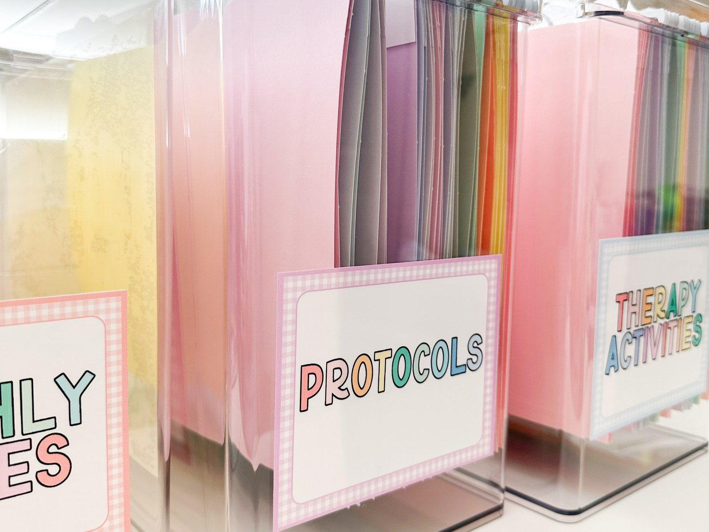 File Folder Tabs + Labels