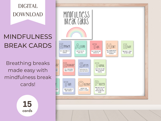 Mindfulness Break Cards