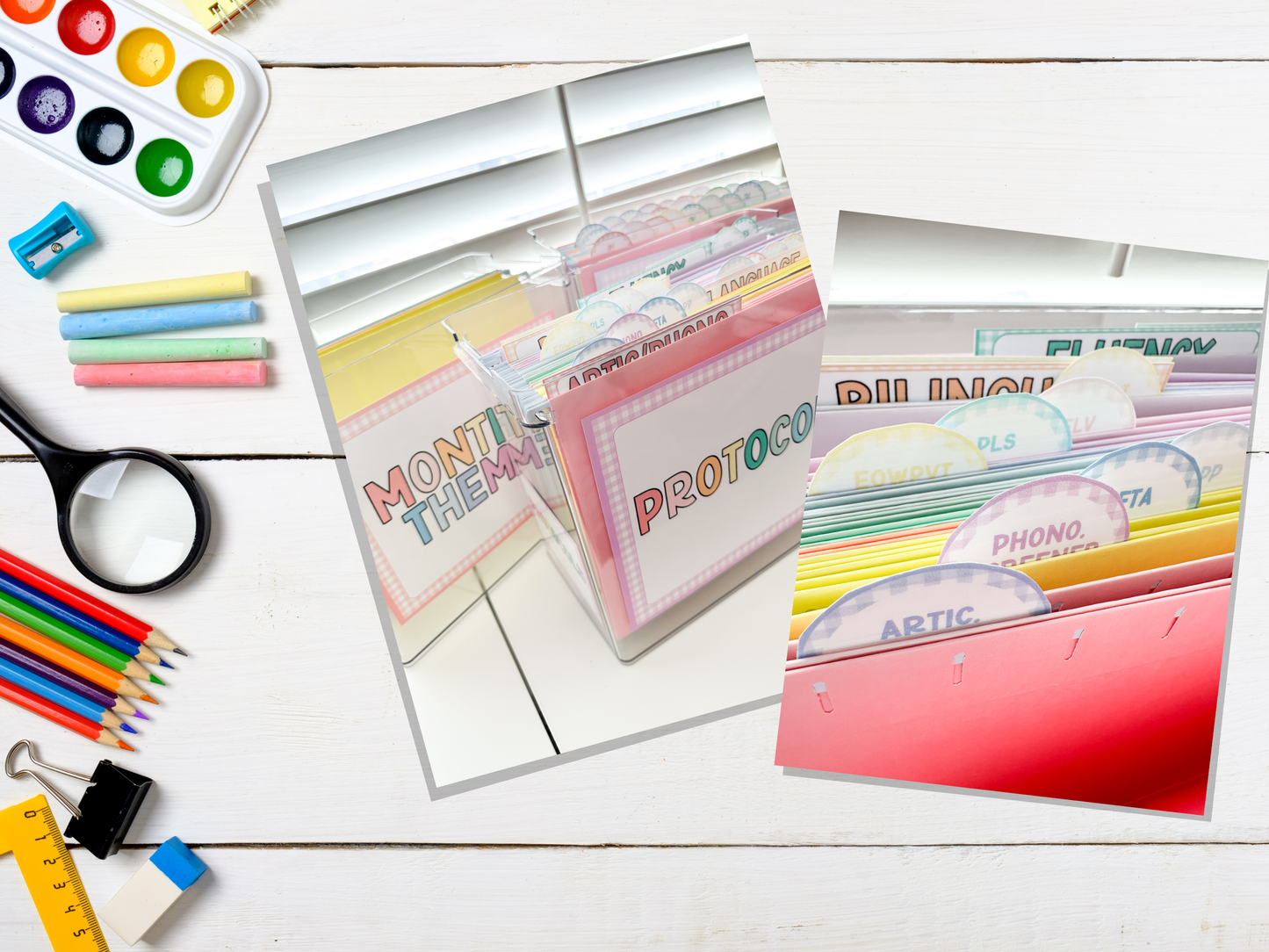 File Folder Tabs + Labels