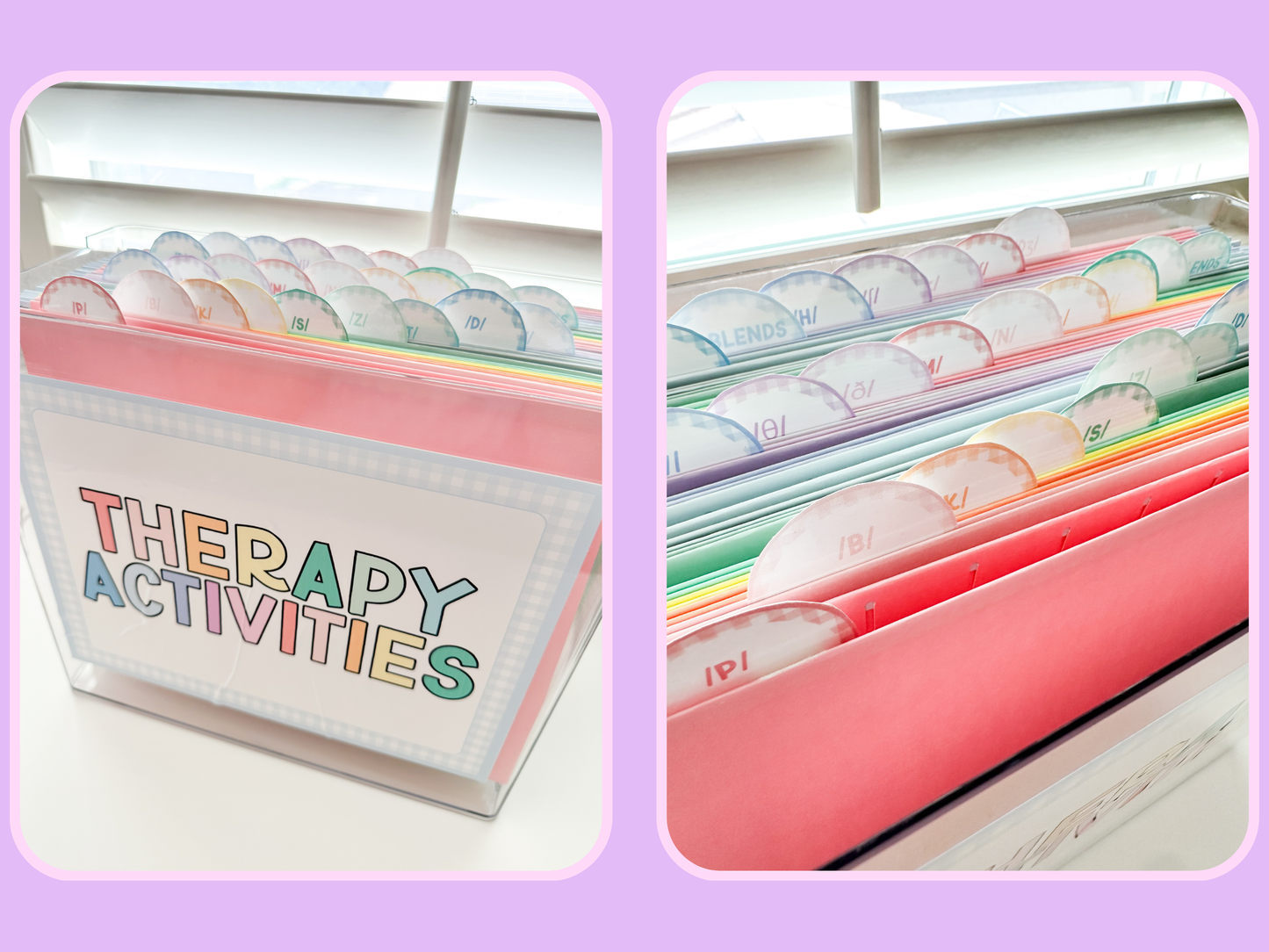 File Folder Tabs + Labels