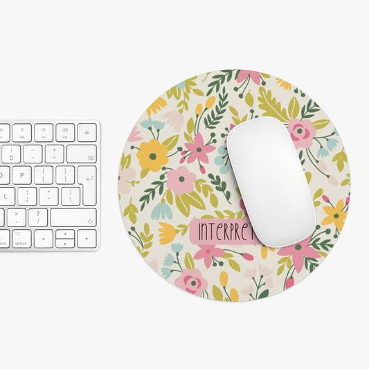 Custom Floral Mousepad