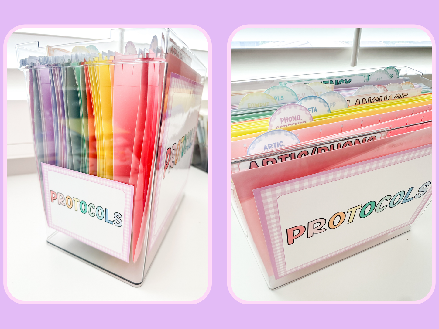 File Folder Tabs + Labels