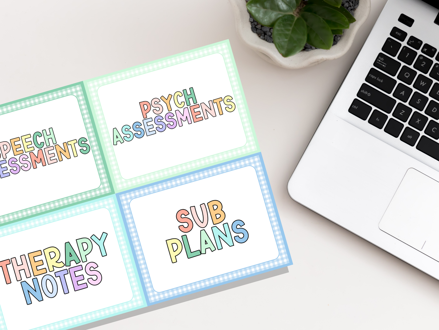 File Folder Tabs + Labels