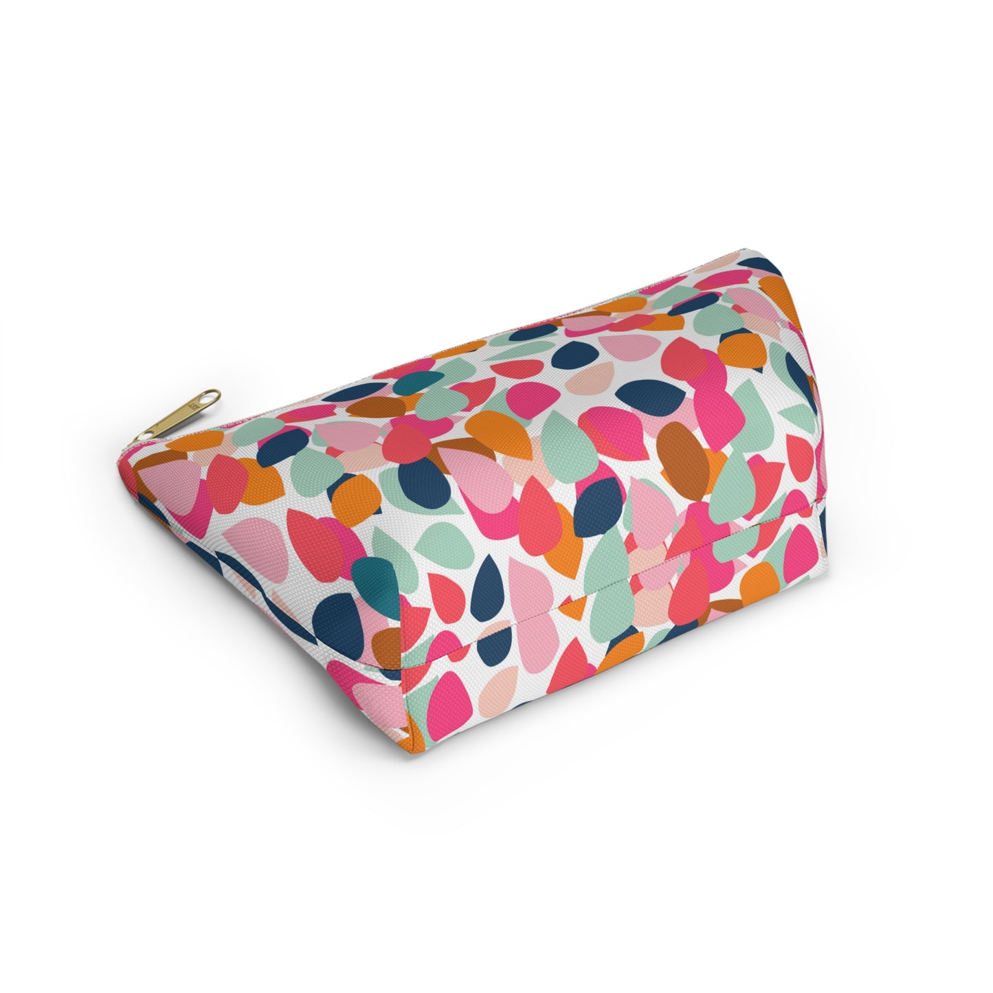 Abstract Pencil Pouch w T-bottom