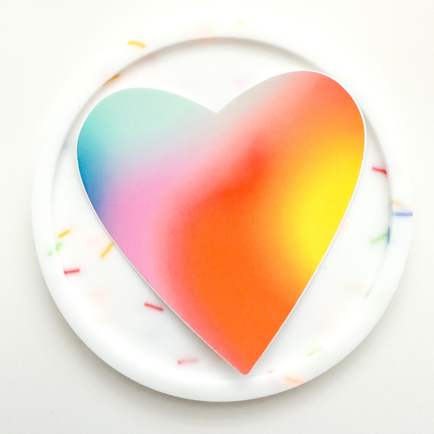Glow Heart Sticker
