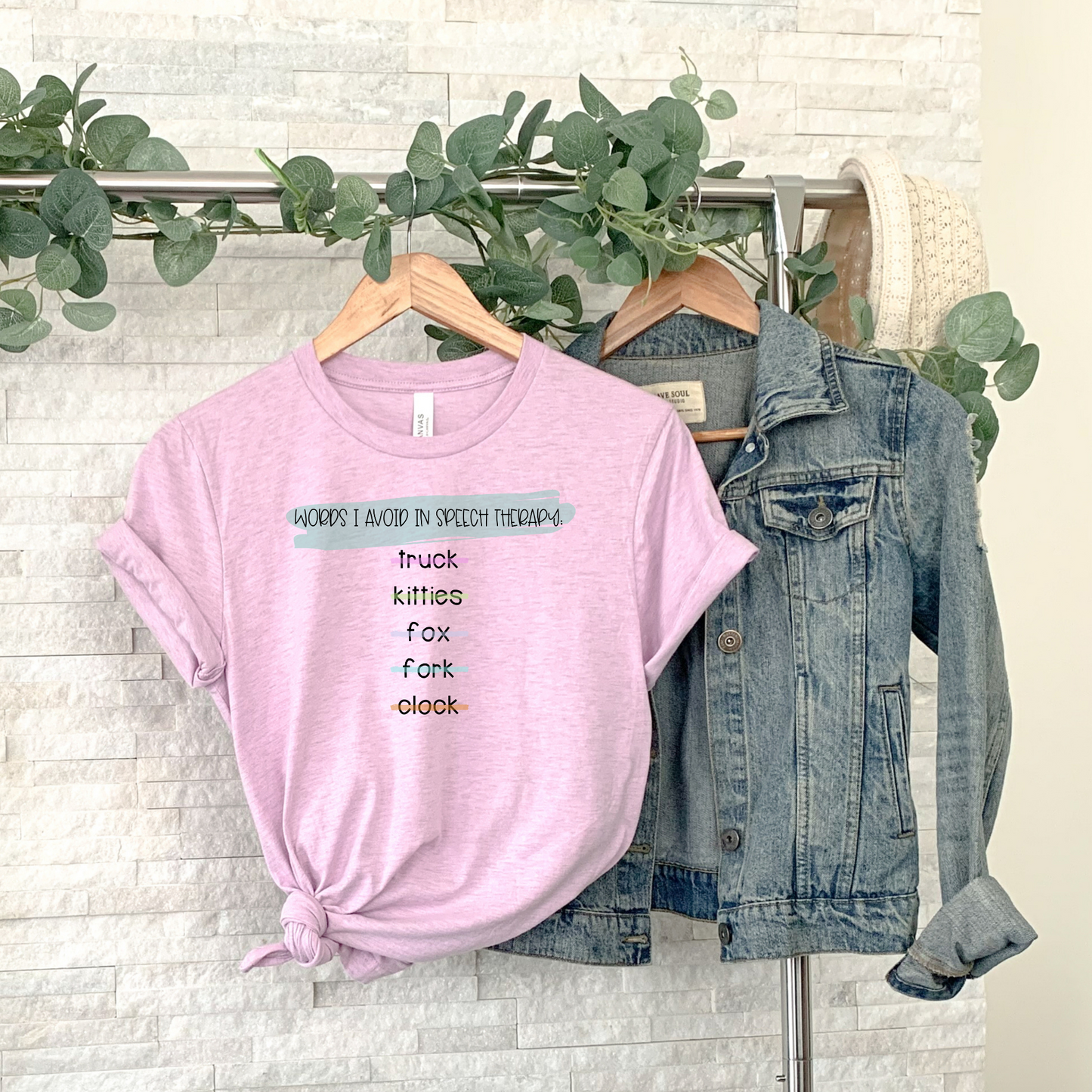 Words I Avoid in Speech Therapy Tee