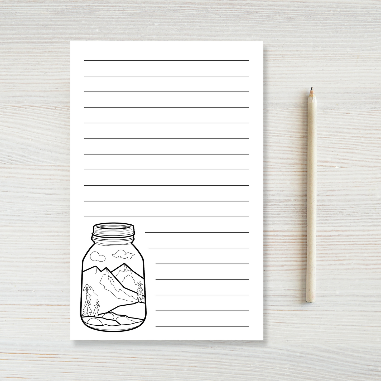 Life in a Jar Doodle Notepads