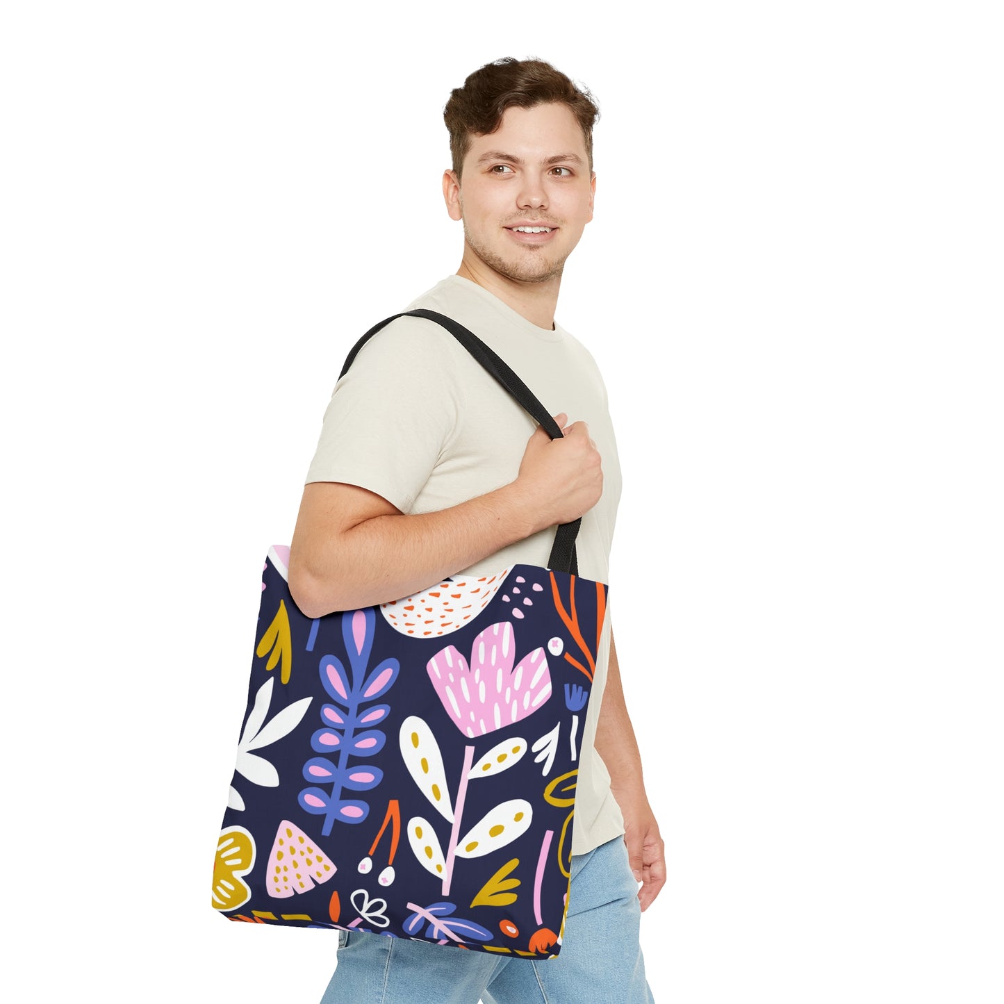 Abstract Floral Tote