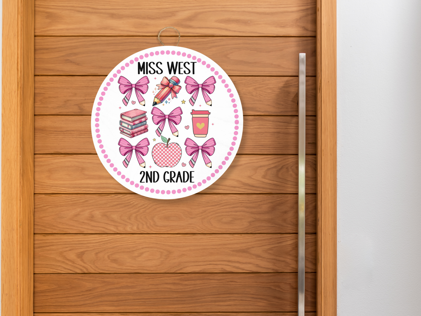 Custom Door Sign | Bows