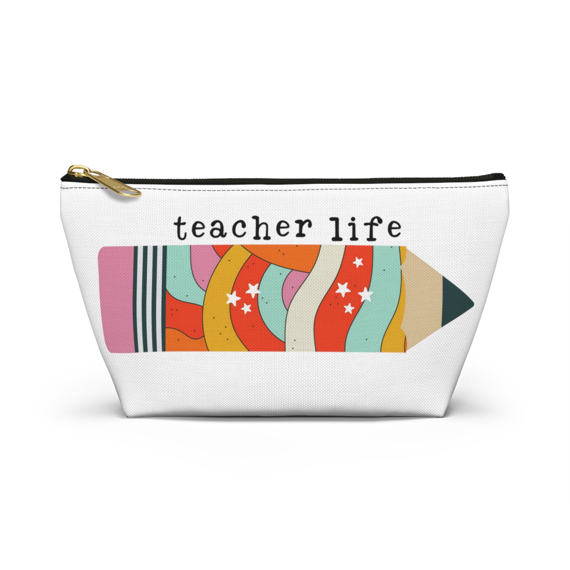 Teacher Life Pencil Pouch w T-bottom – Play Therapy Creative