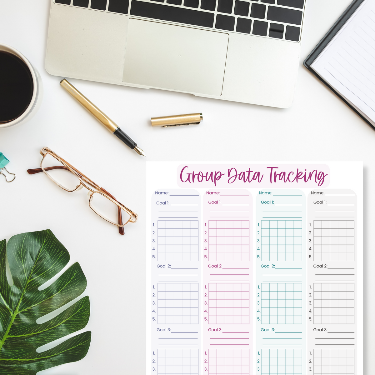 Track Note Pad Group Data Tracker Notepad (8.5 x 11) – Play Therapy Creative
