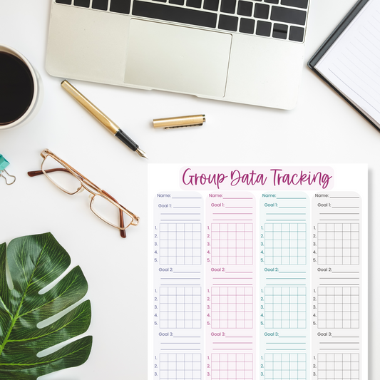 Group Data Tracker Notepad (8.5 x 11)