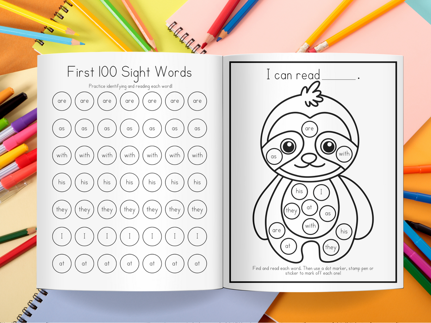 Big Book of Dot Marker Fun: First 100 Sight Words