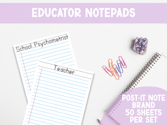 School Days Notepads