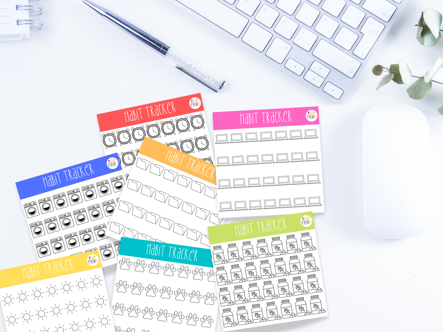 Habit Tracker Sticky Notes