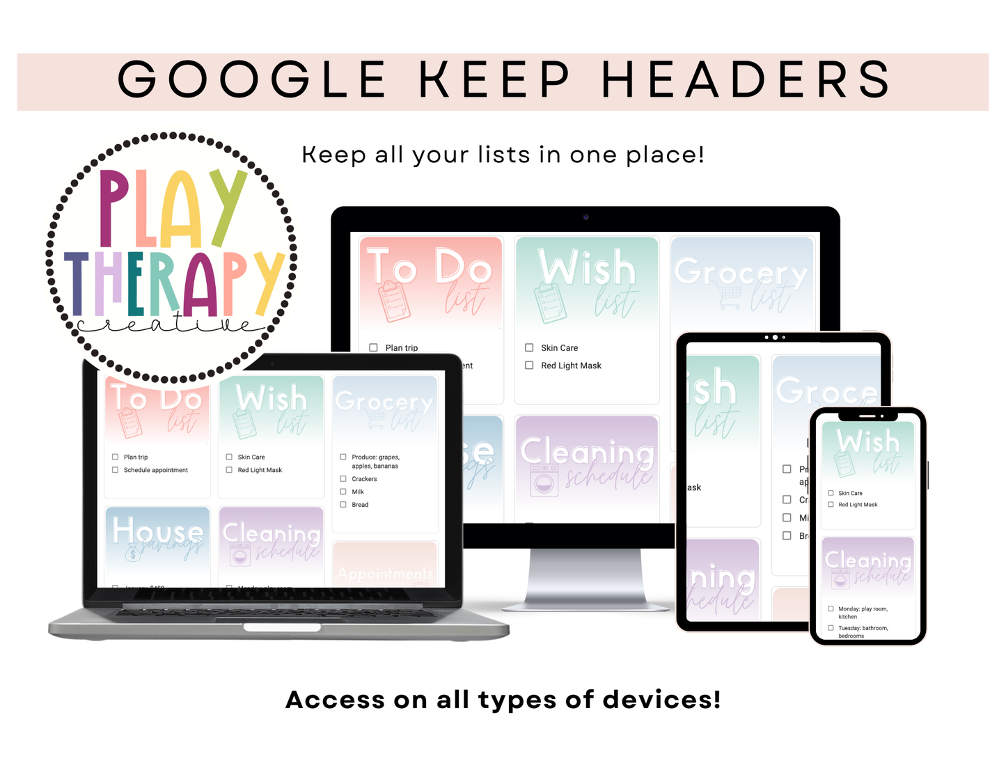 650+ Google Keep Headers for Parents | Ombre Google Keep Colors