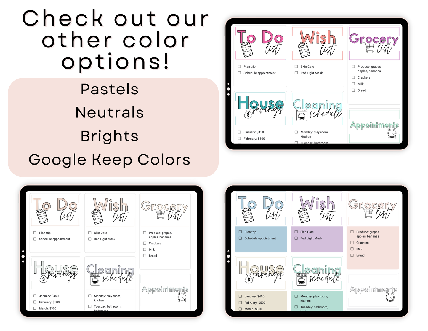 650+ Google Keep Headers for Parents | Ombre Google Keep Colors