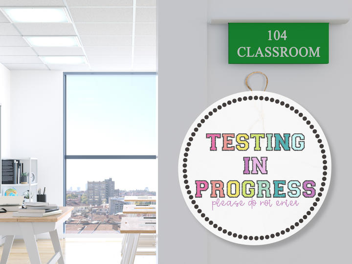 Testing In Progress Sign Whiteboard Just Released – Play Therapy Creative