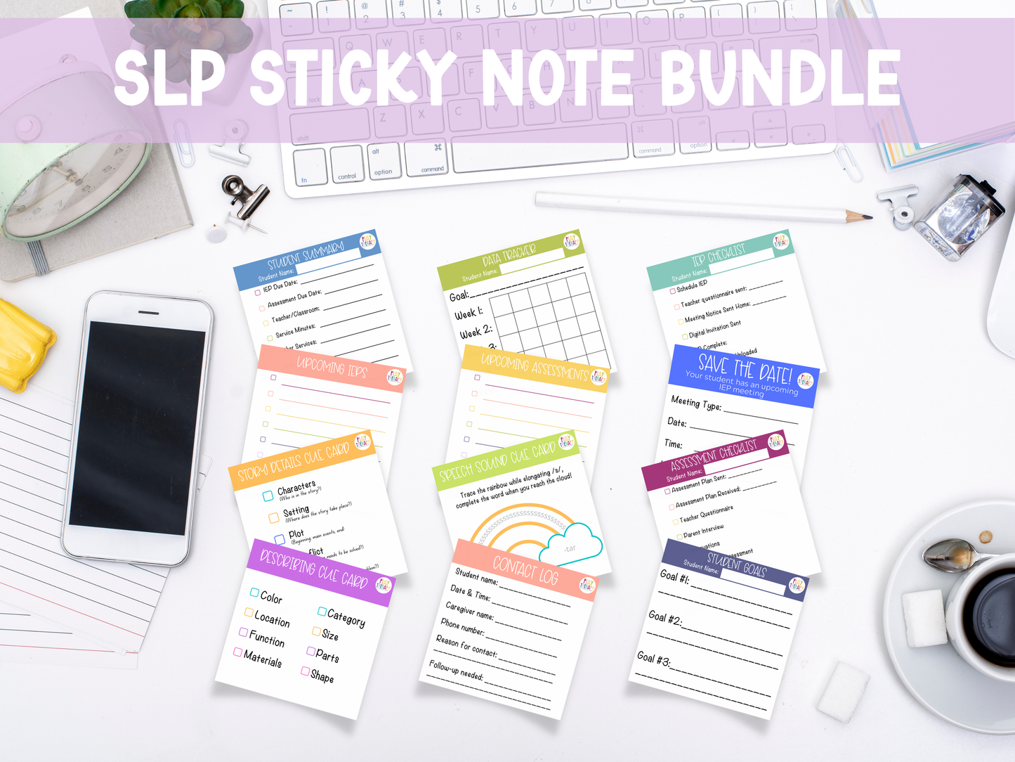 IEP + 504 Plan Sticky Notes