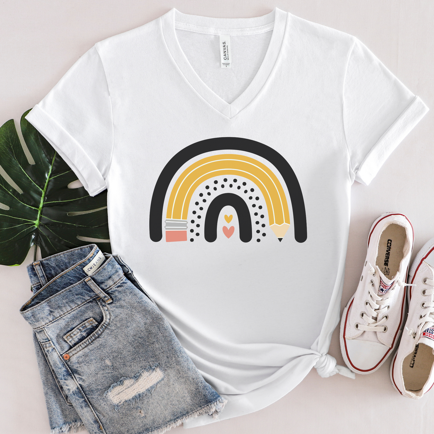 Pencil Rainbow Tee