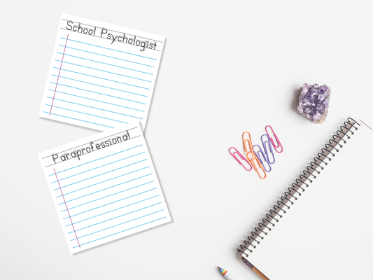 School Days Sticky Notes