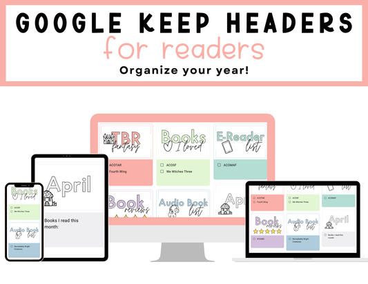 650+ Google Keep Headers for Readers | Google Keep Colors