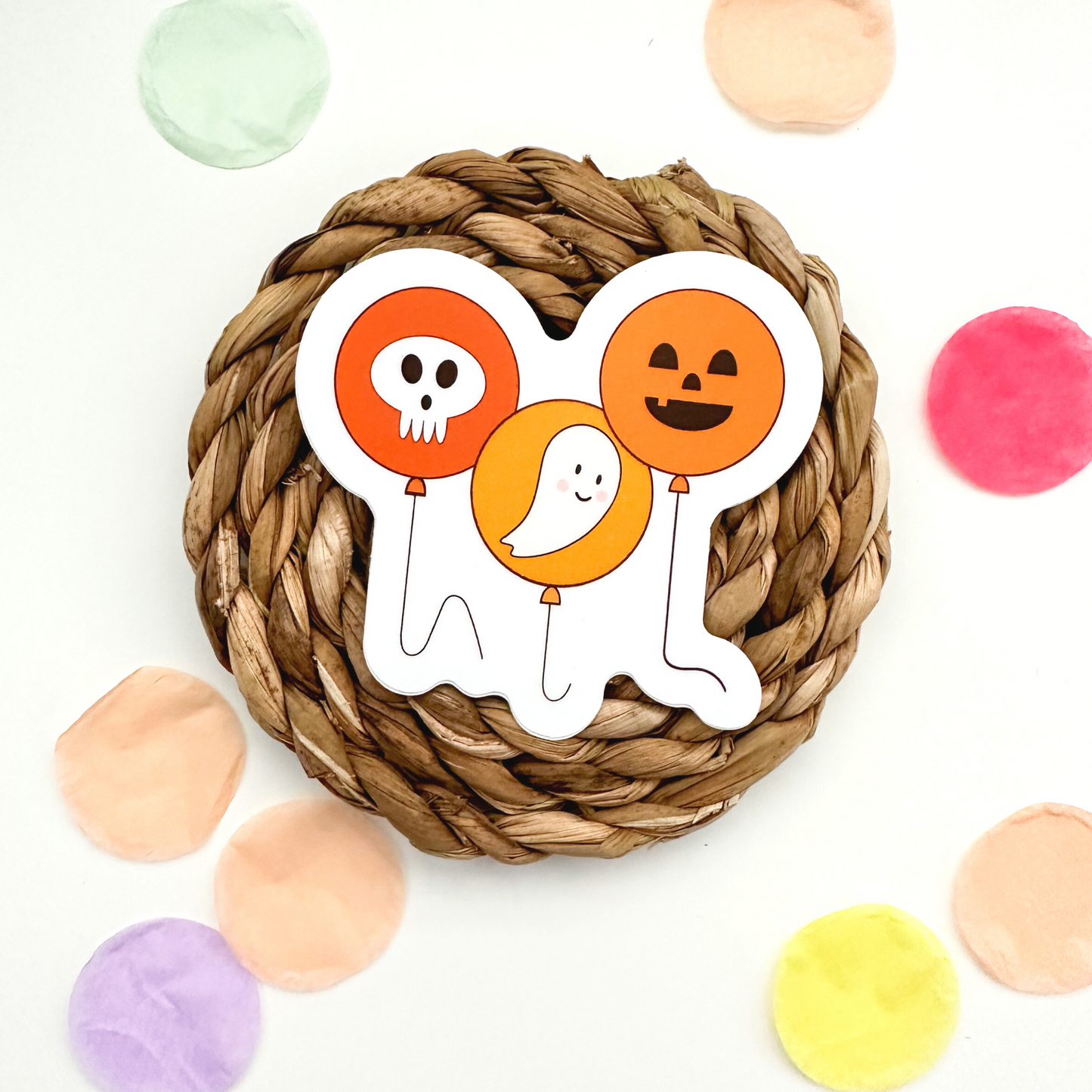 Spooky Balloons Sticker