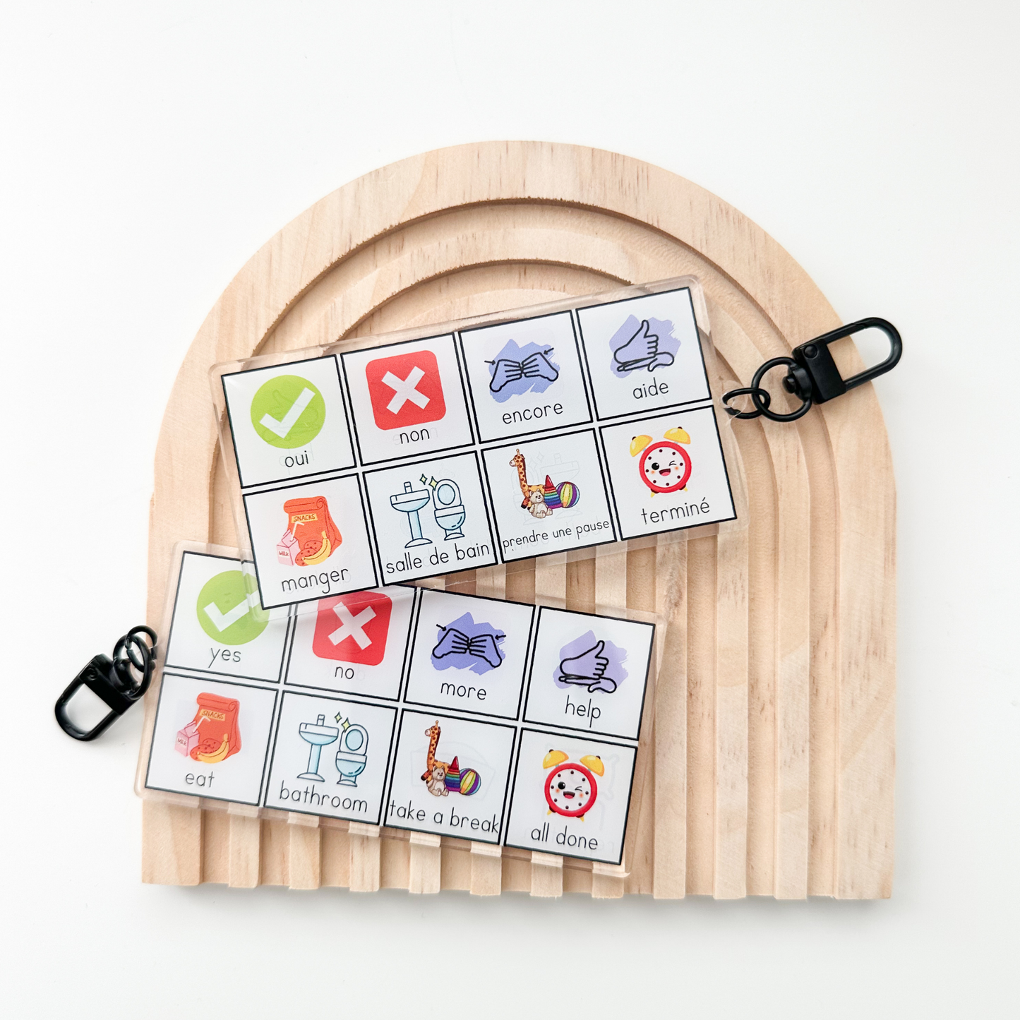 Mini AAC Board Keychain