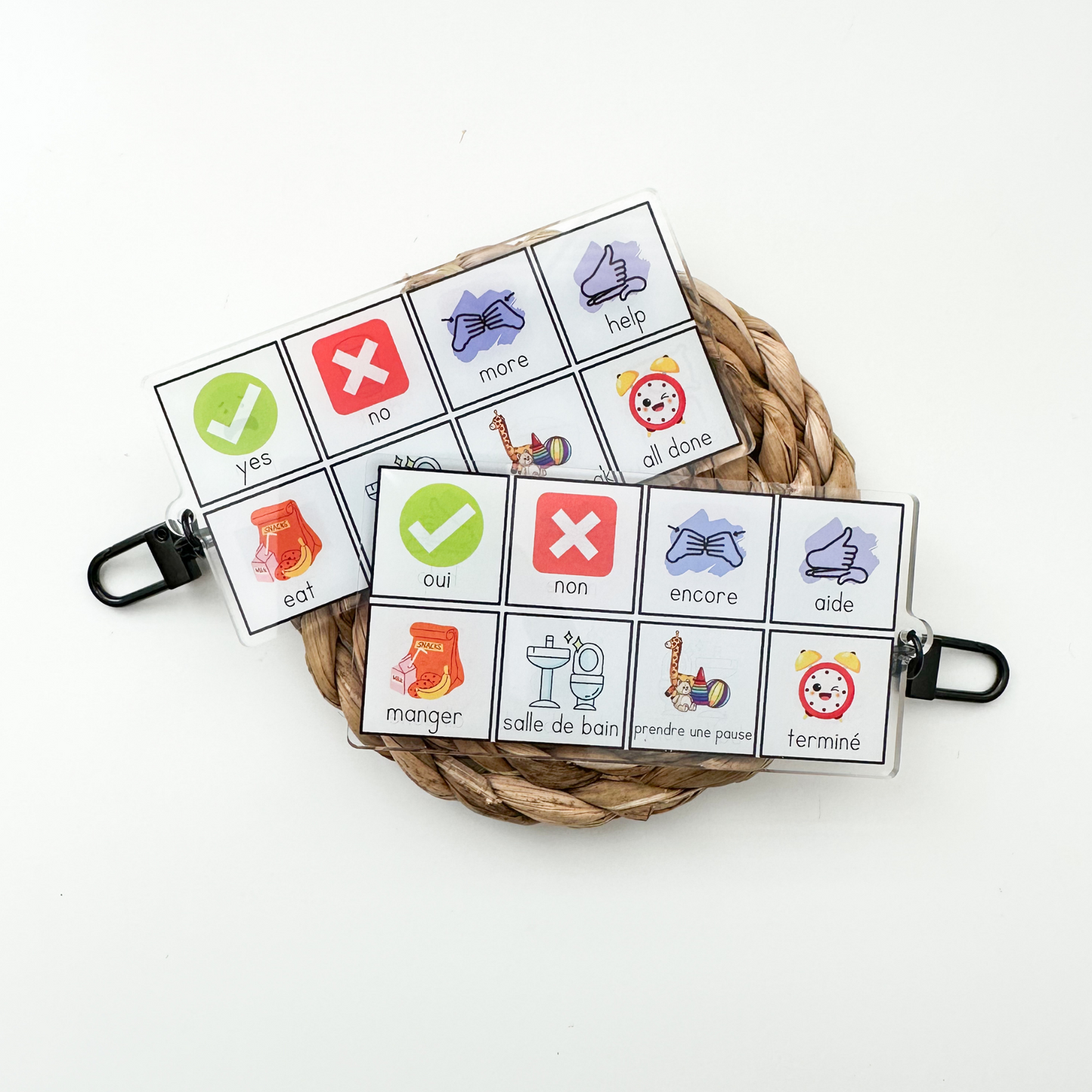 Mini AAC Board Keychain – Play Therapy Creative