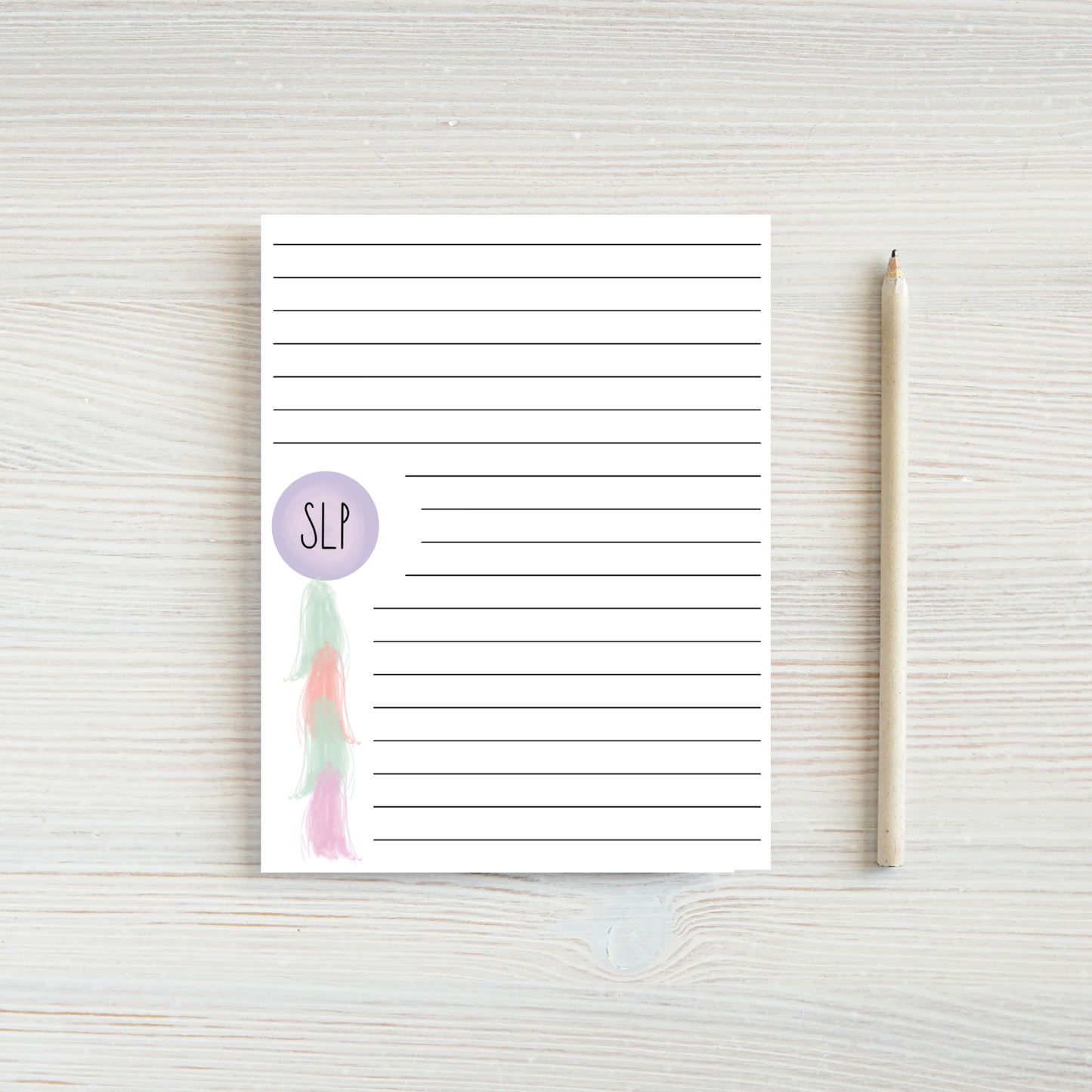 SLP Tassel Balloon Stationery Set