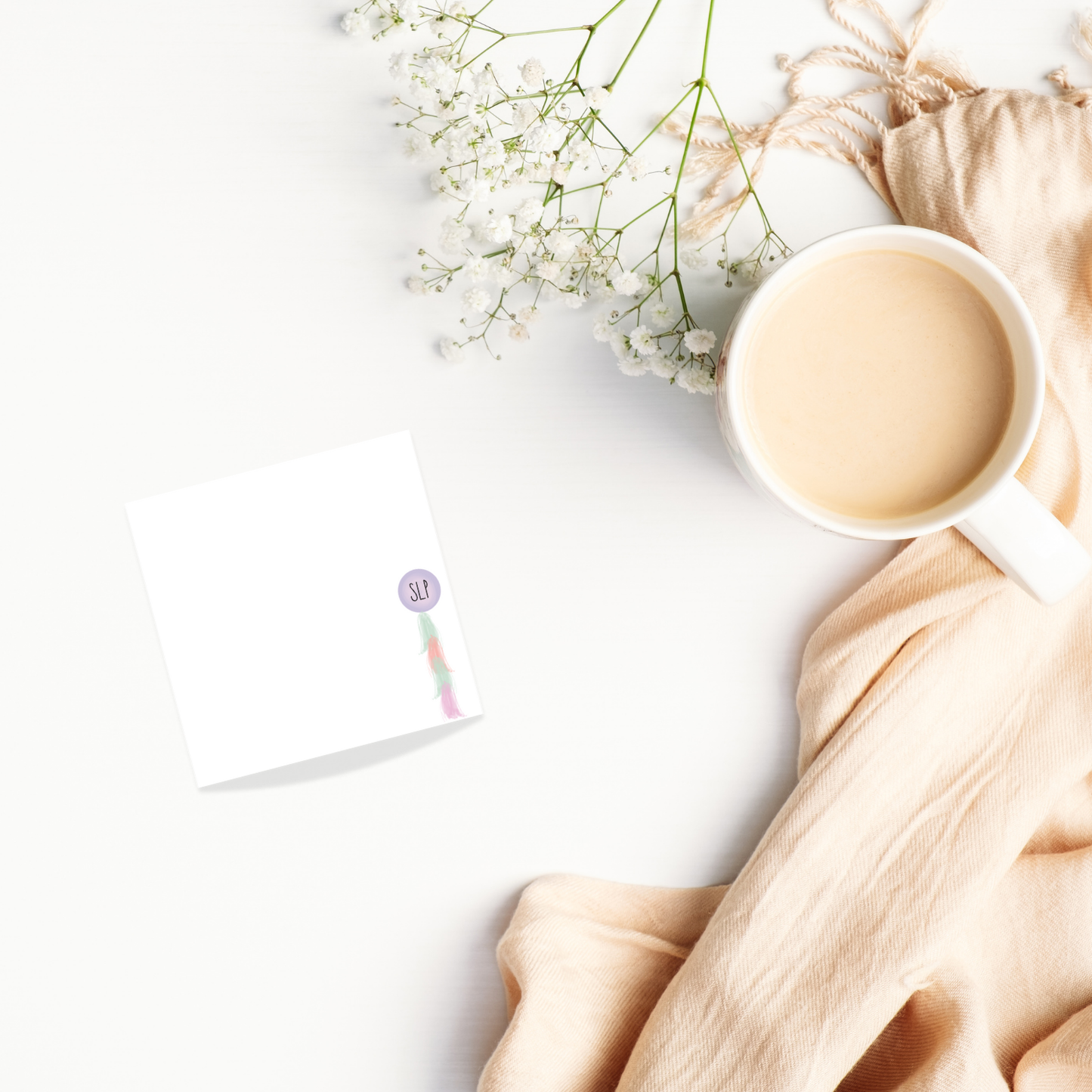 SLP Tassel Balloon Stationery Set