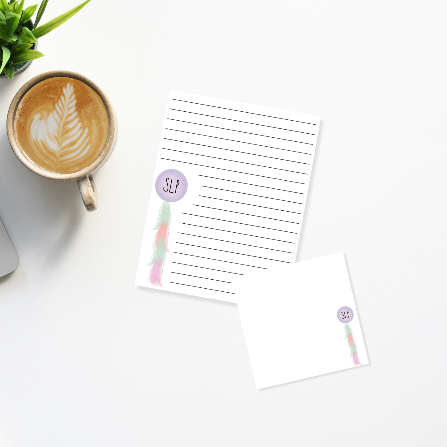 SLP Tassel Balloon Stationery Set