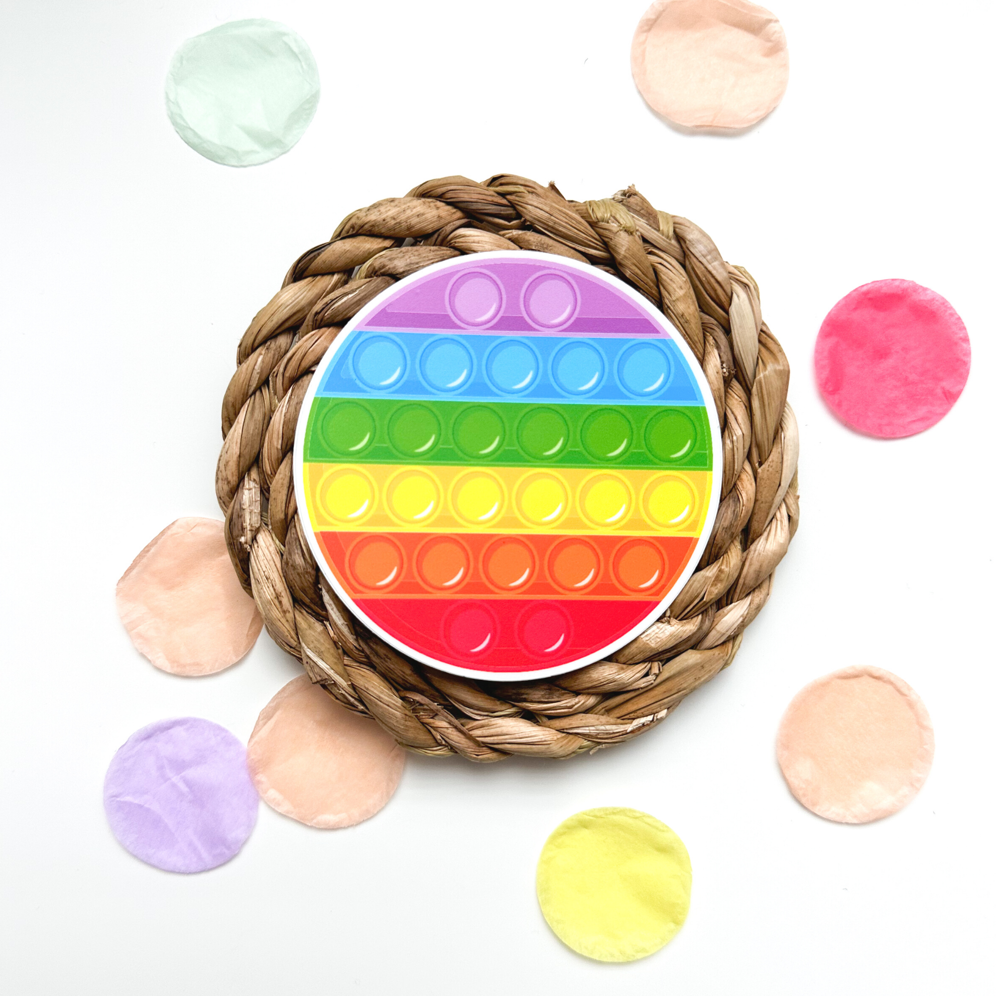 Shallow Sticker Popper Spring Popper Sticker – Play Therapy Creative