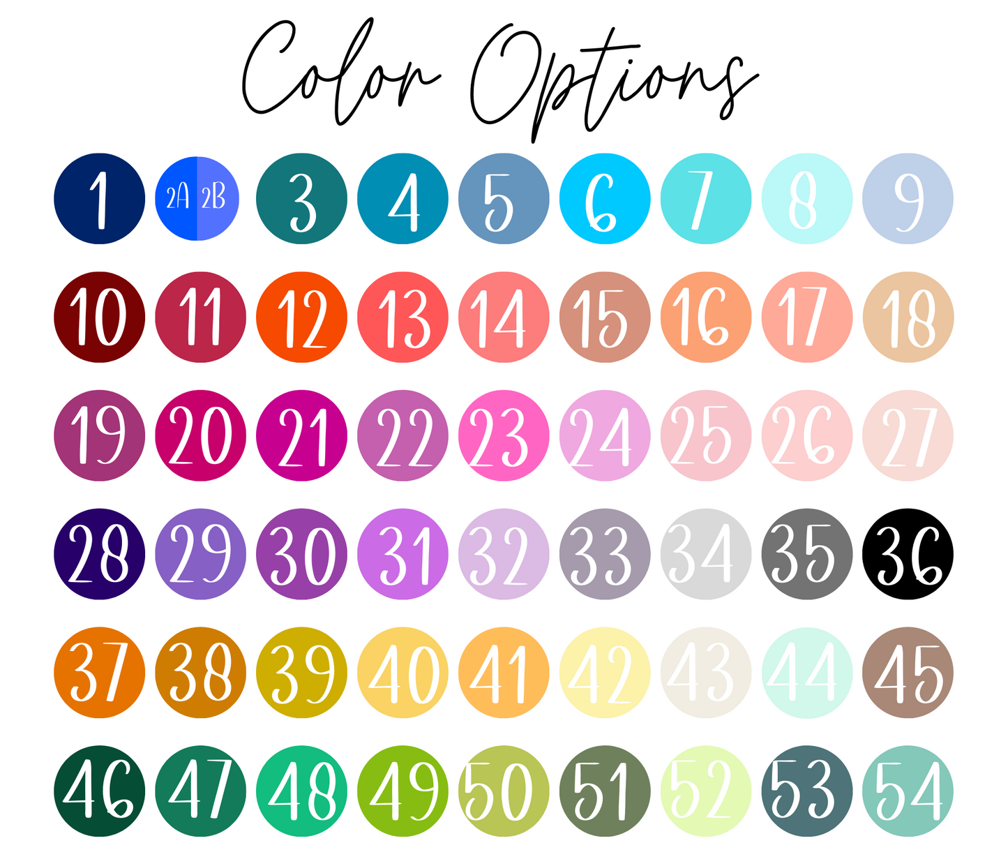 Choose-Your-Color Custom Acrylic Wall Calendar (20 x 16)