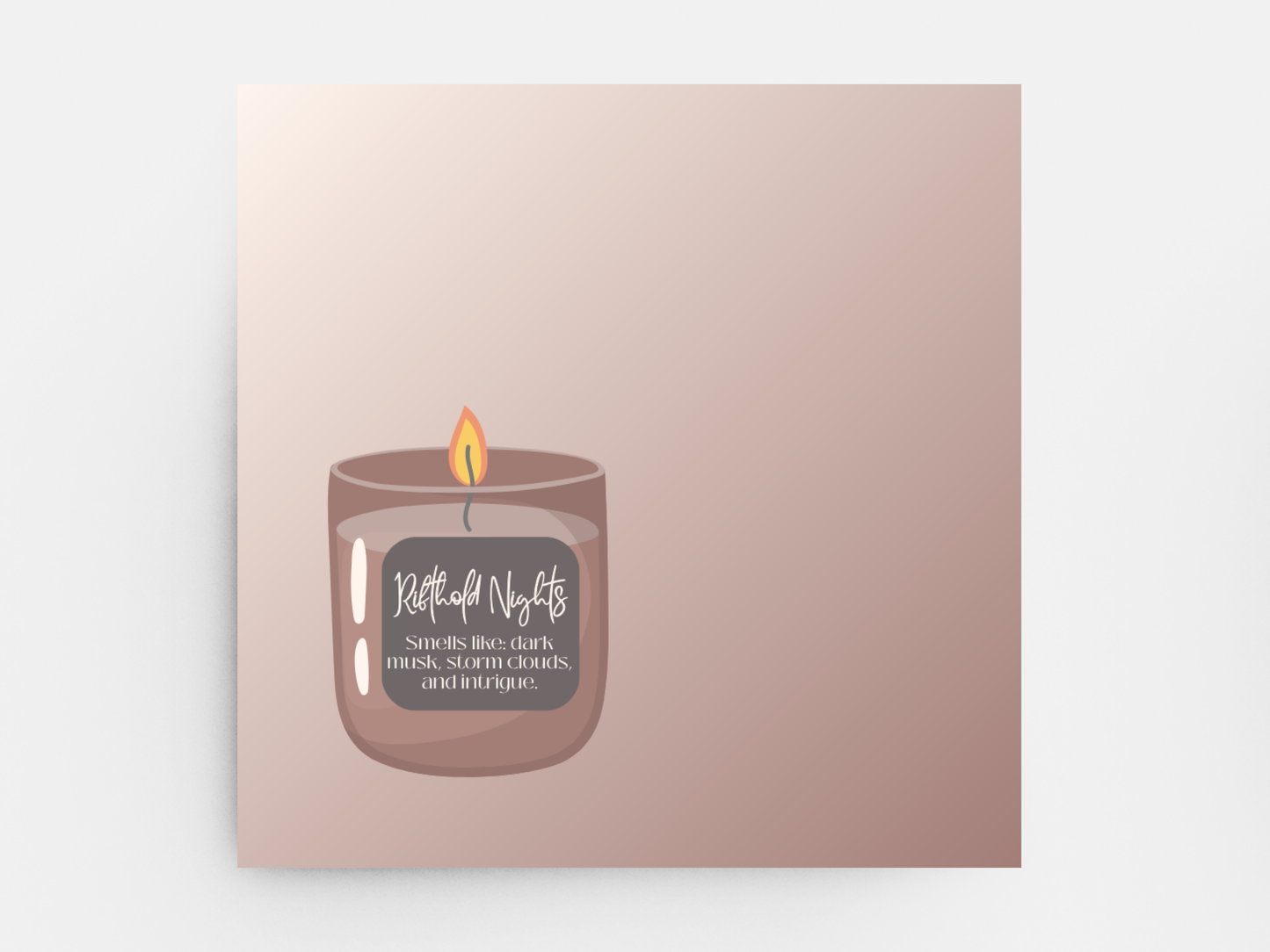 Book Themed Candle Sticky Notes