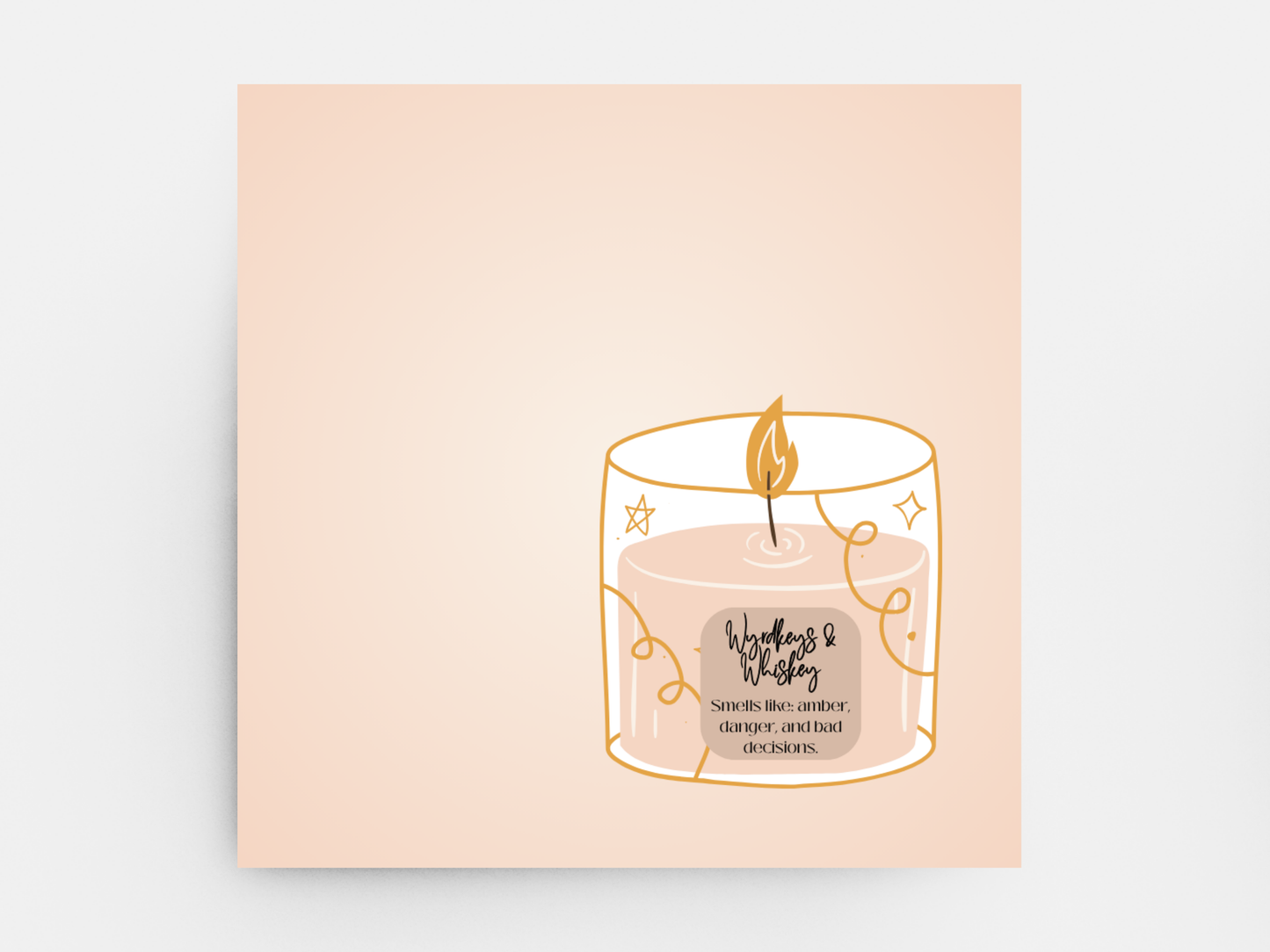 Book Themed Candle Sticky Notes