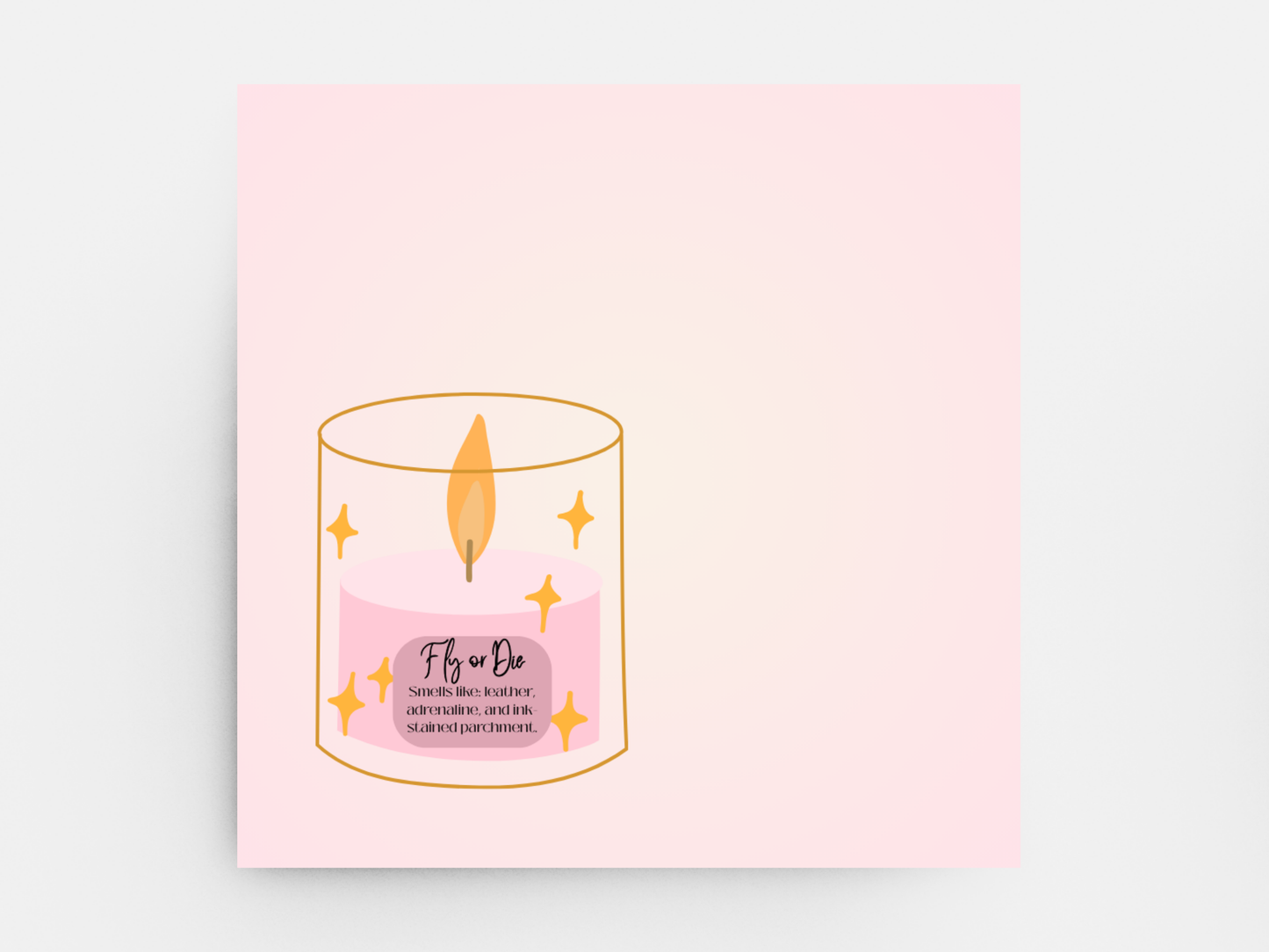 Book Themed Candle Sticky Notes