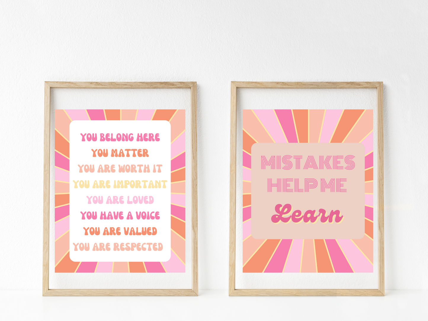 Growth Mindset Classroom Posters