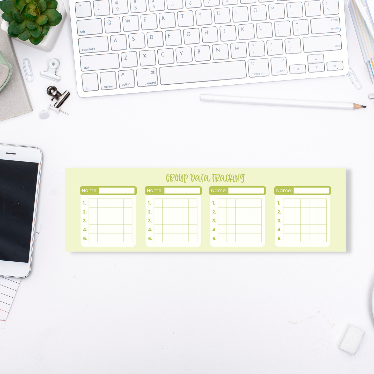 Citron Group Data Tracker Sticky Notes