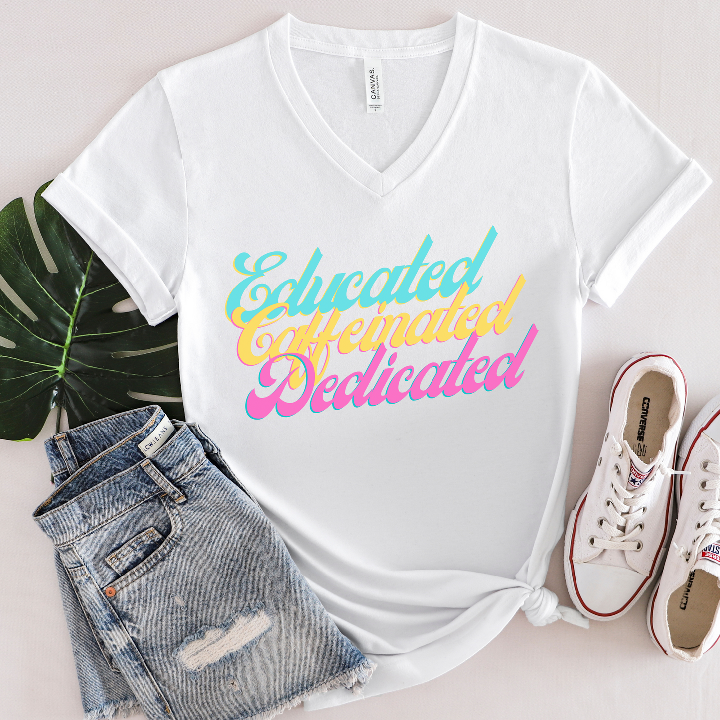 Educated, Caffeinated, Dedicated Tee