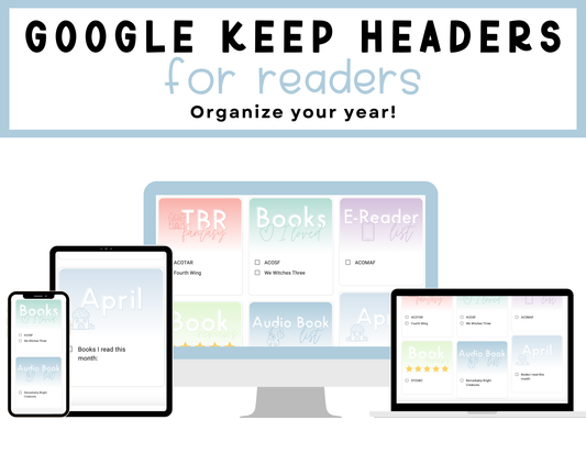 650+ Google Keep Headers for Readers | Ombre Google Keep Colors