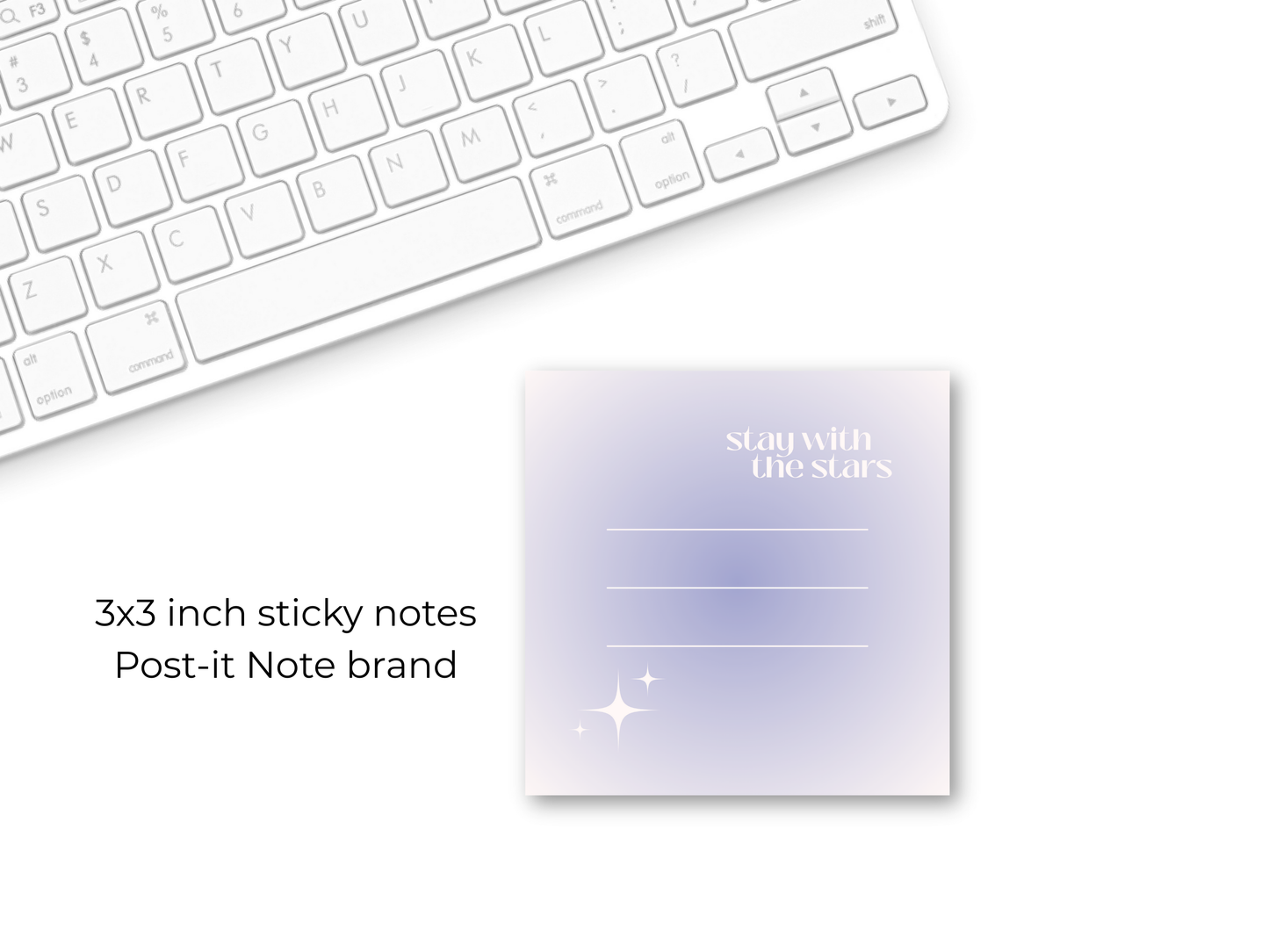 Stay With the Stars Sticky Notes