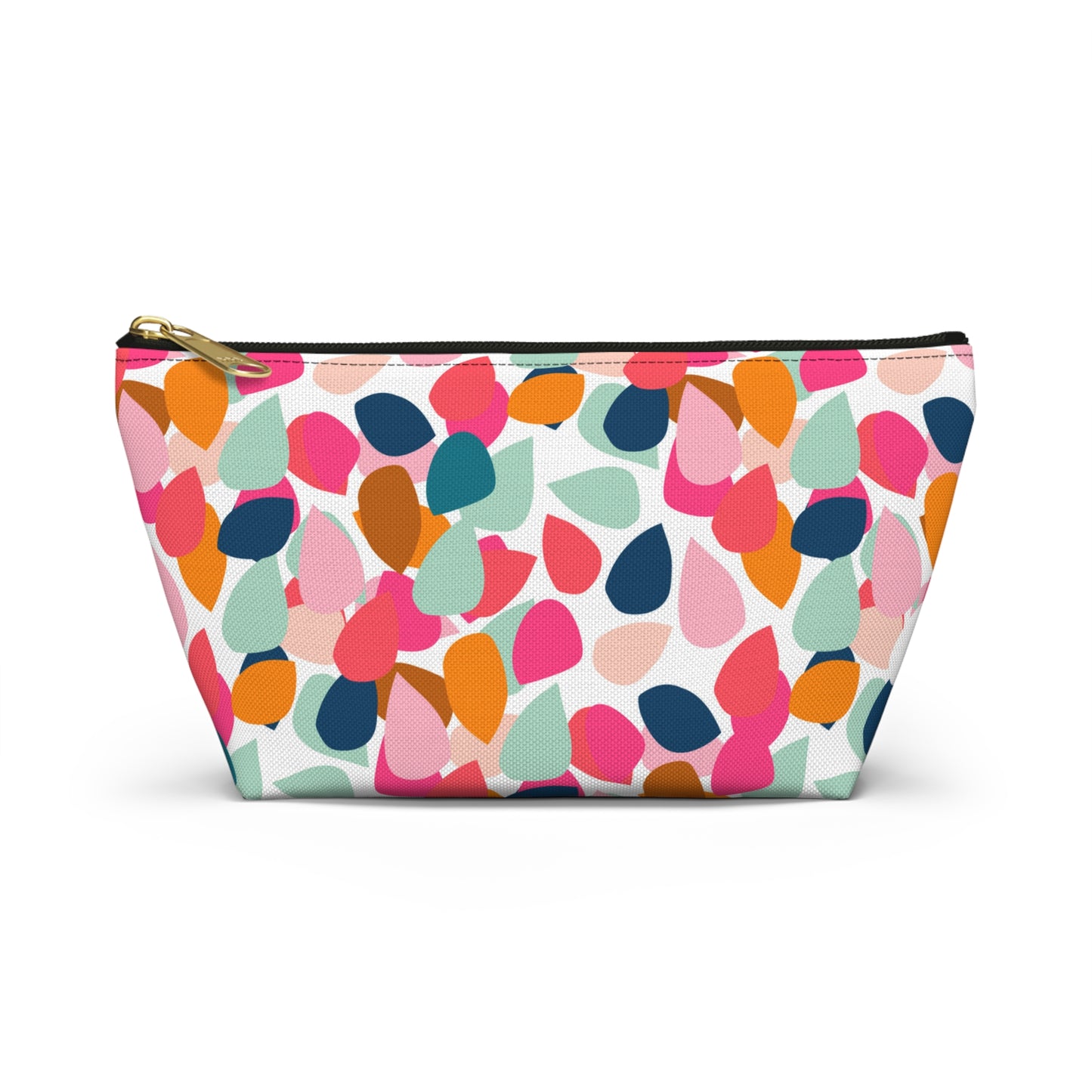 Abstract Pencil Pouch w T-bottom