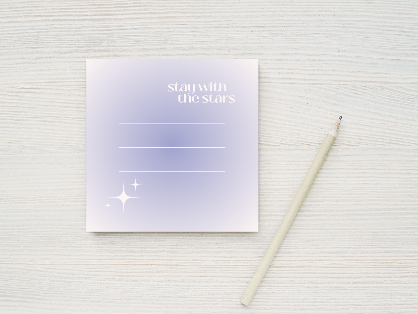 Stay With the Stars Sticky Notes