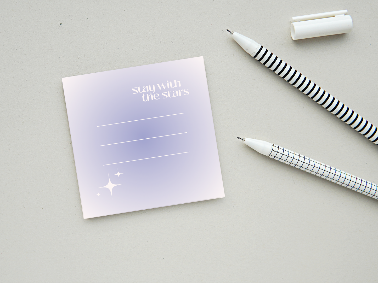 Stay With the Stars Sticky Notes