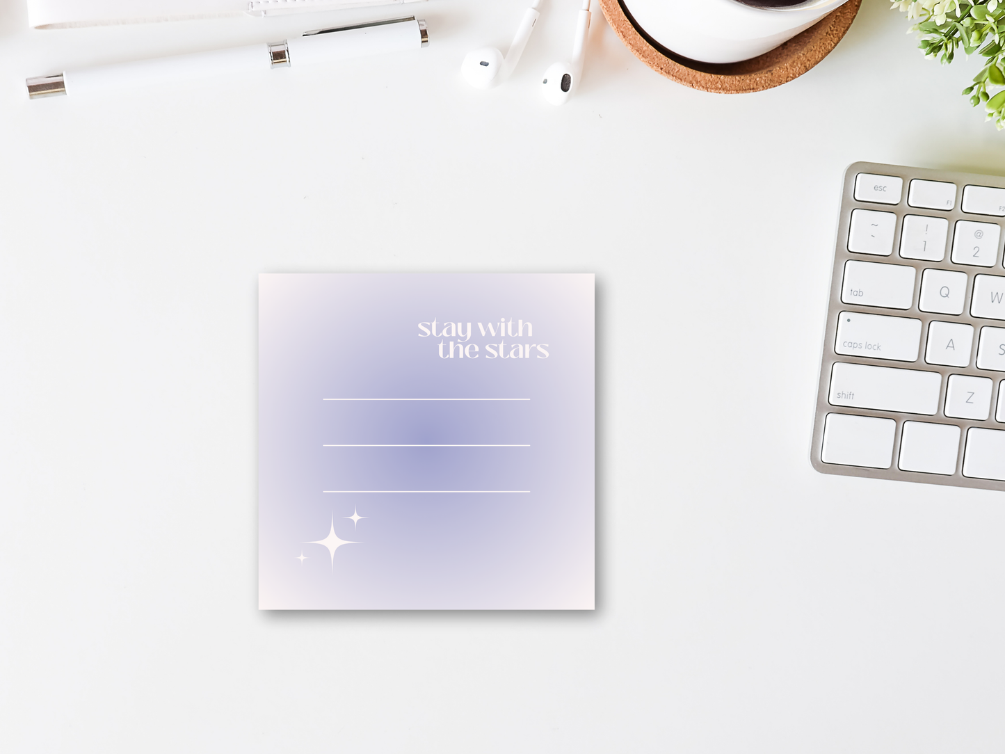 Stay With the Stars Sticky Notes